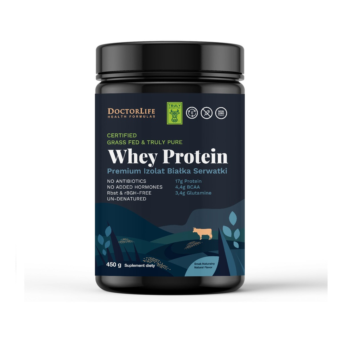 Doctor Life Whey protein o smaku neutralnym 450g 450g