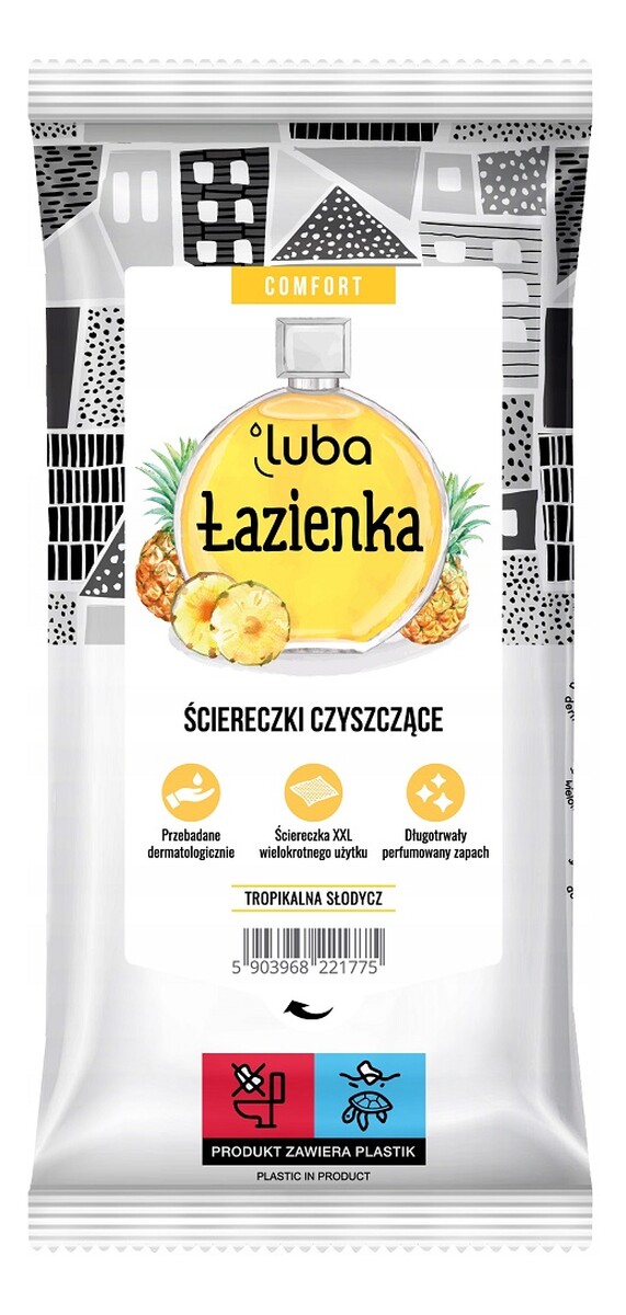 Comfort ściereczki czyszczące łazienka 32szt