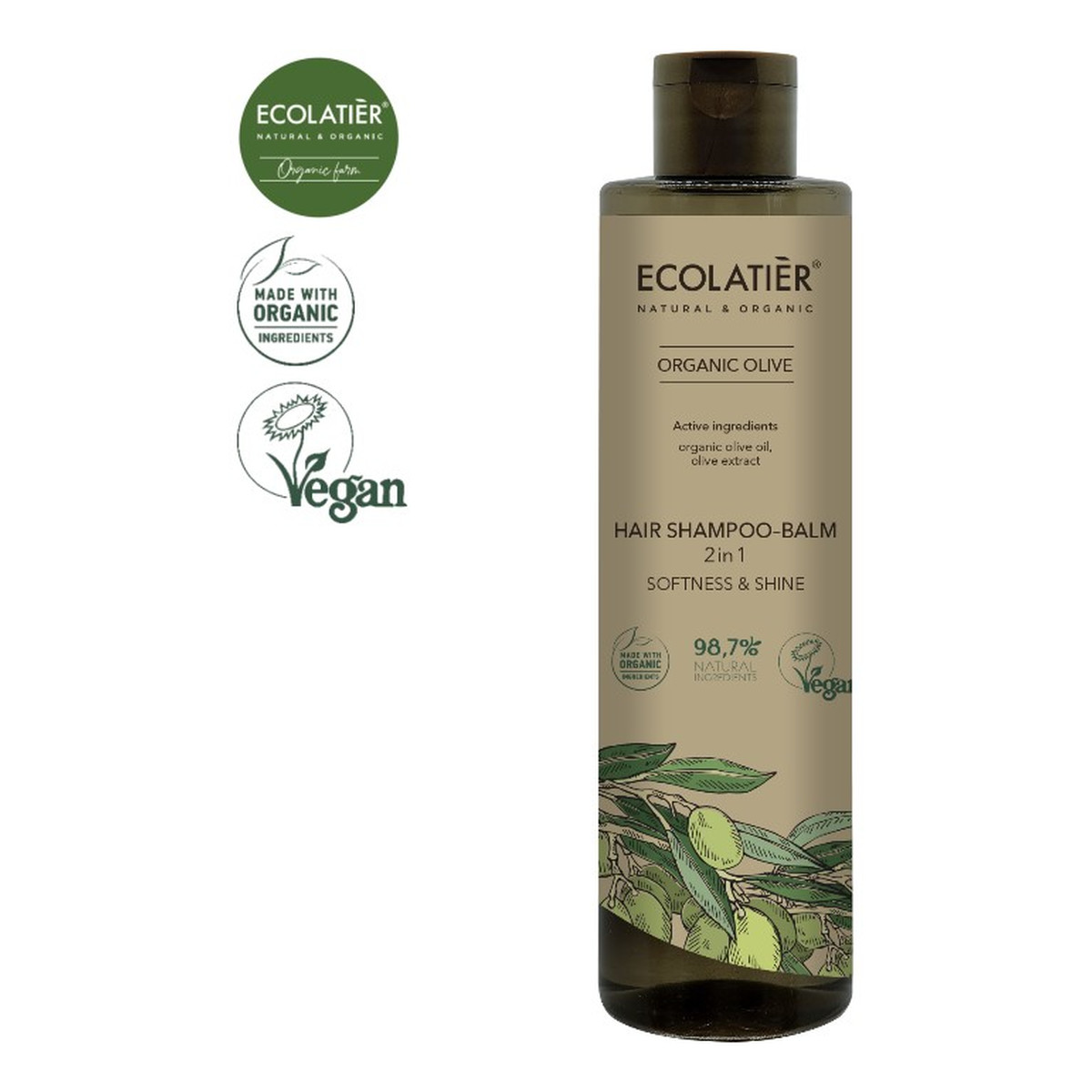 Ecolatier Olive Szampon-balsam 2 w 1 350ml