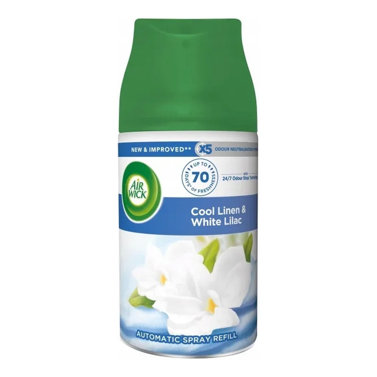 Air Wick Freshmatic Wkład do automatycznego odświeżacza powietrza Cool Linen i White Lilac 250ml