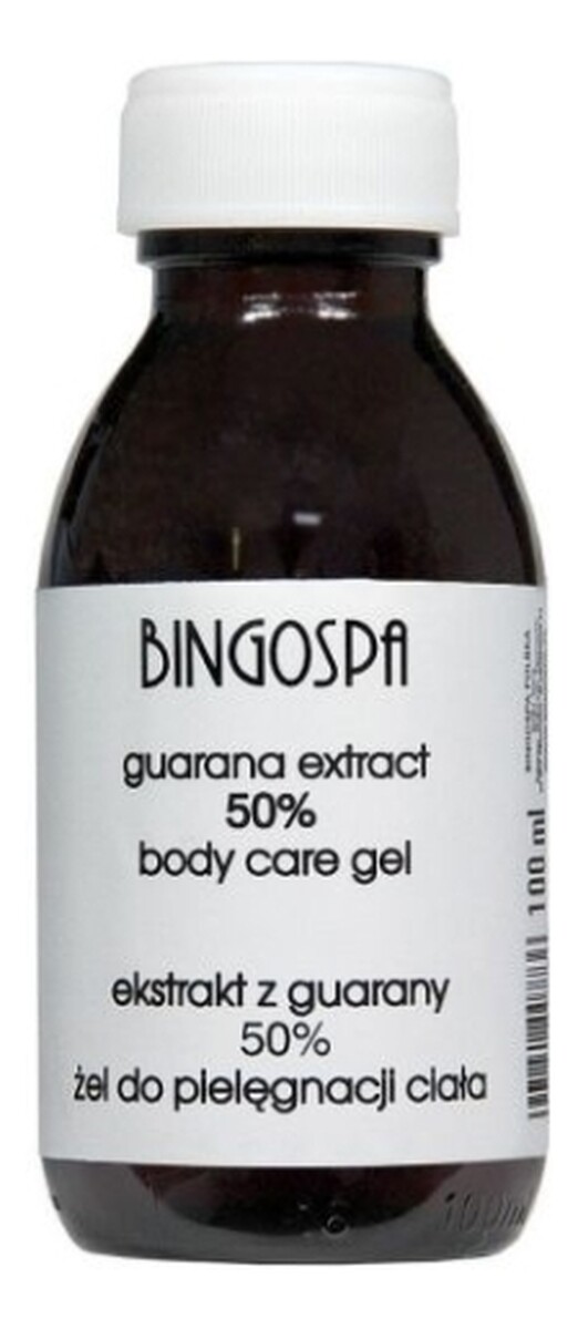 Ekstrakt z guarany 50% Żel do pielęgnacji ciała