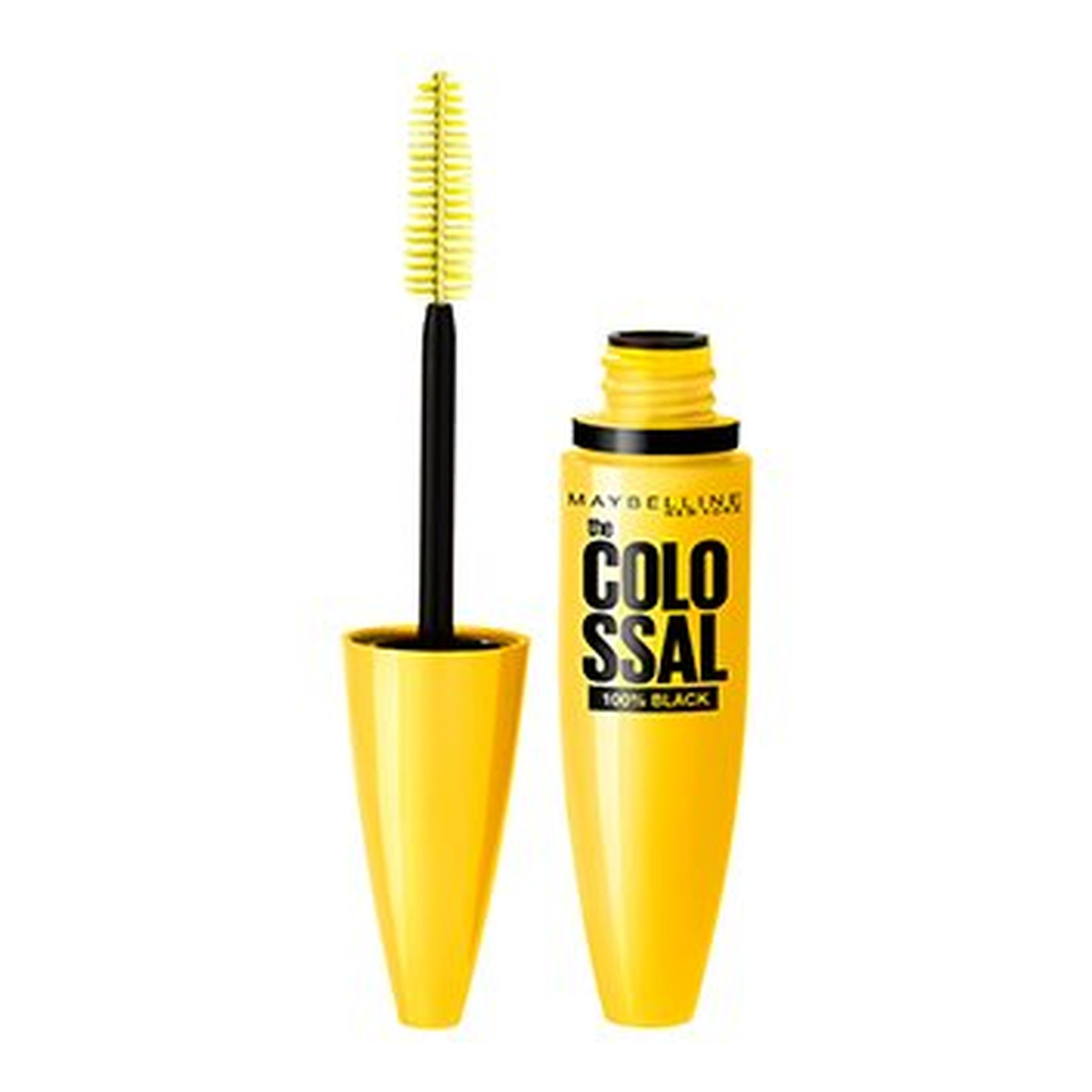 Maybelline 100% Black The Colossal Volum`Express Tusz Do Rzęs 2x10ml