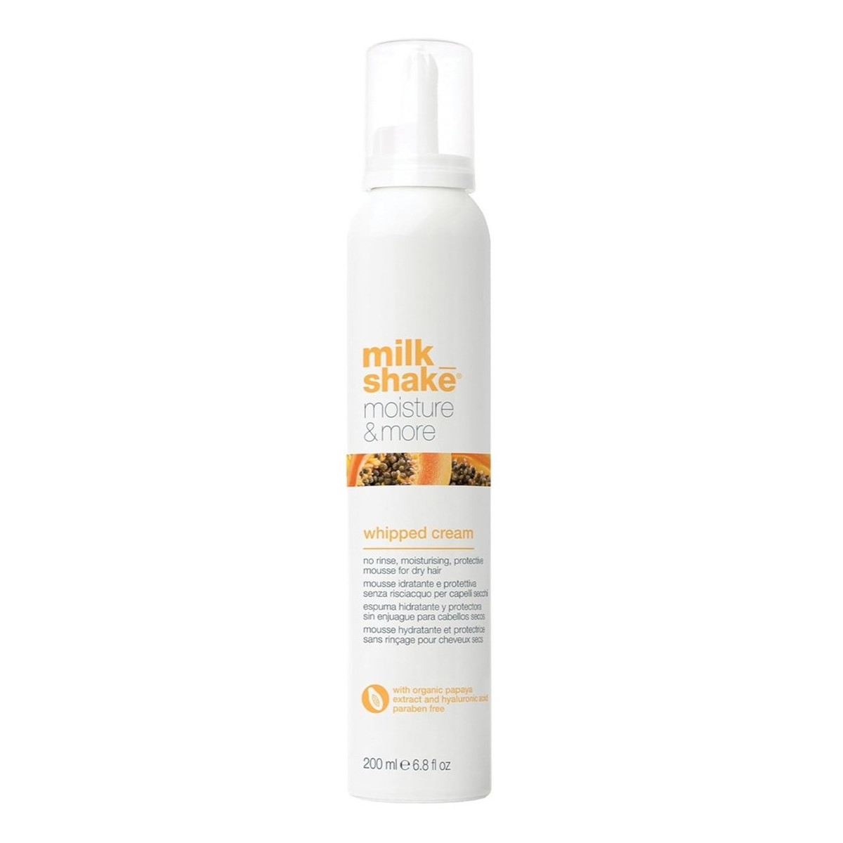 Milk Shake Moisture&More Whipped Cream nawilżająco-ochronna kremowa odżywka w piance do włosów suchych 200ml