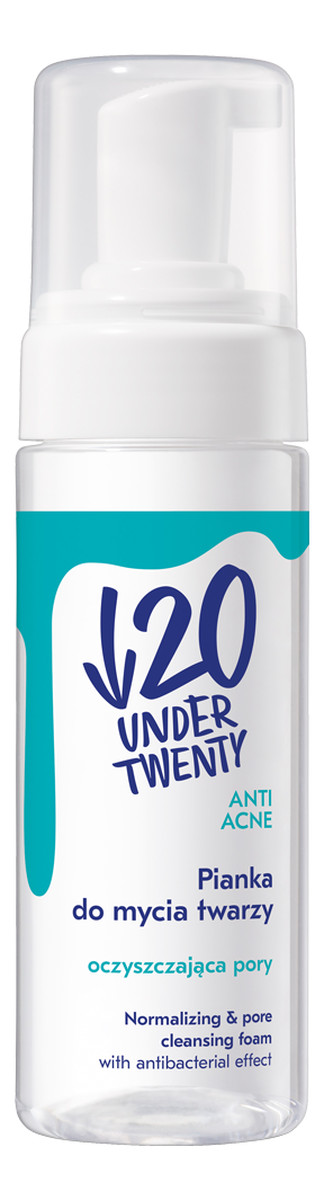 Pianka do mycia twarzy oczyszczająca pory