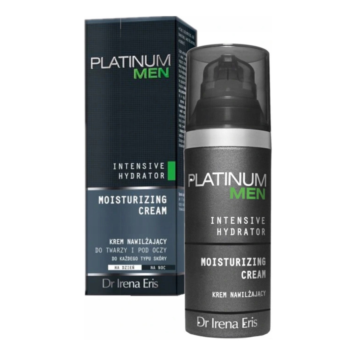 Dr Irena Eris Platinum Men Krem Nawilżający do Twarzy i pod Oczy 50ml + Żel pod Prysznic 200ml