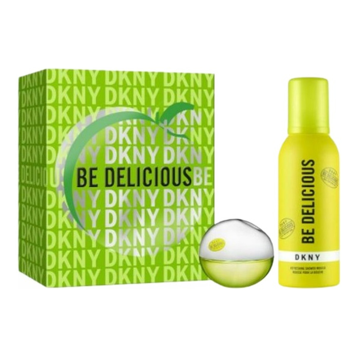 Donna Karan DKNY Be Delicious Zestaw woda perfumowana spray 30ml + pianka pod prysznic 150ml