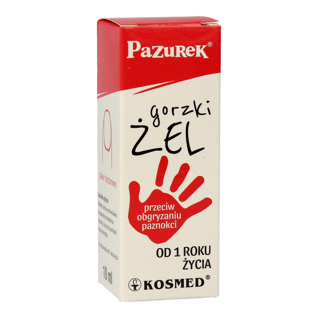 Kosmed Pazurek Gorzki Żel przeciw obgryzaniu paznokci 10ml