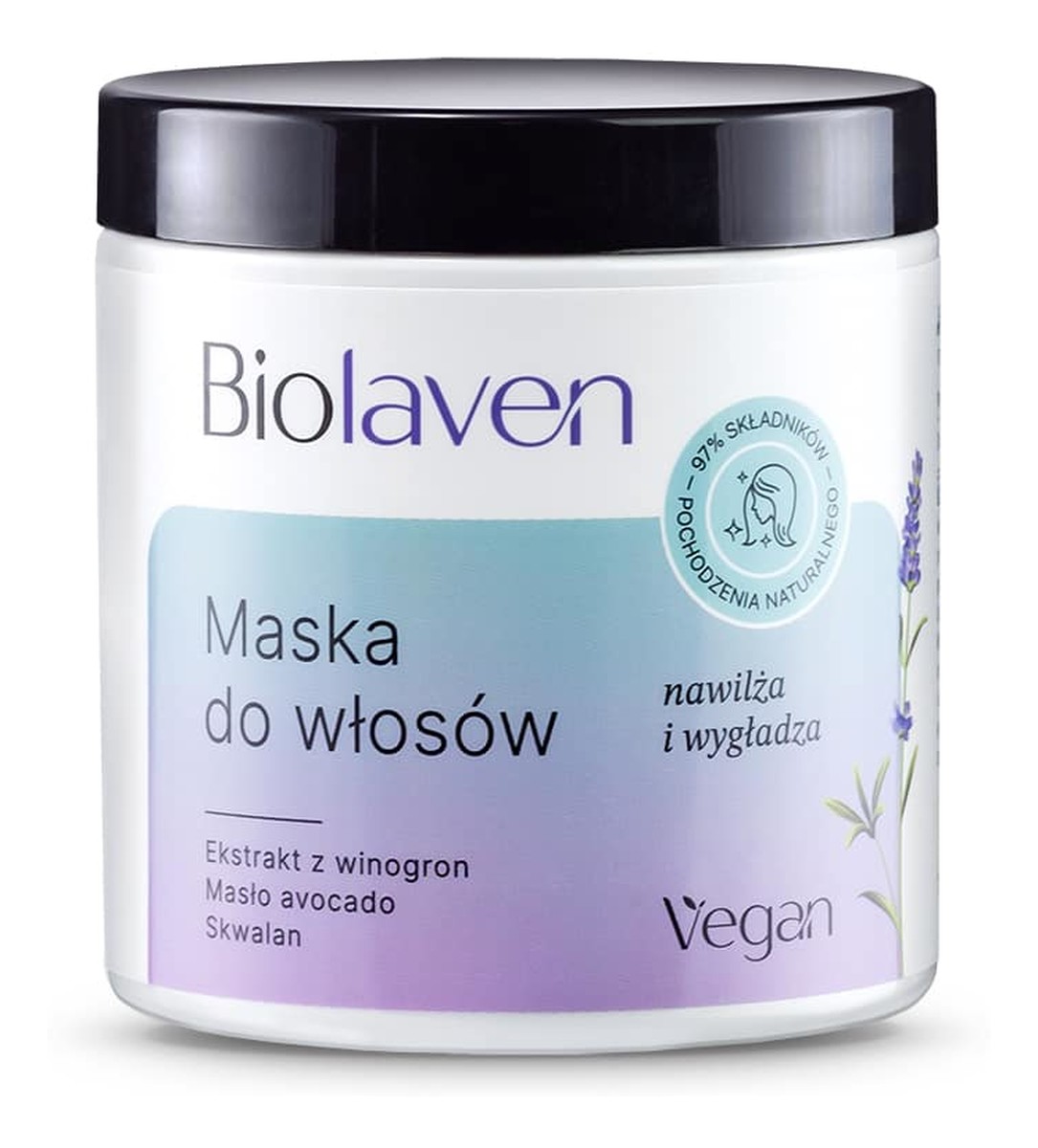 Emolientowo-humektantowa maska winogronowa do włosów