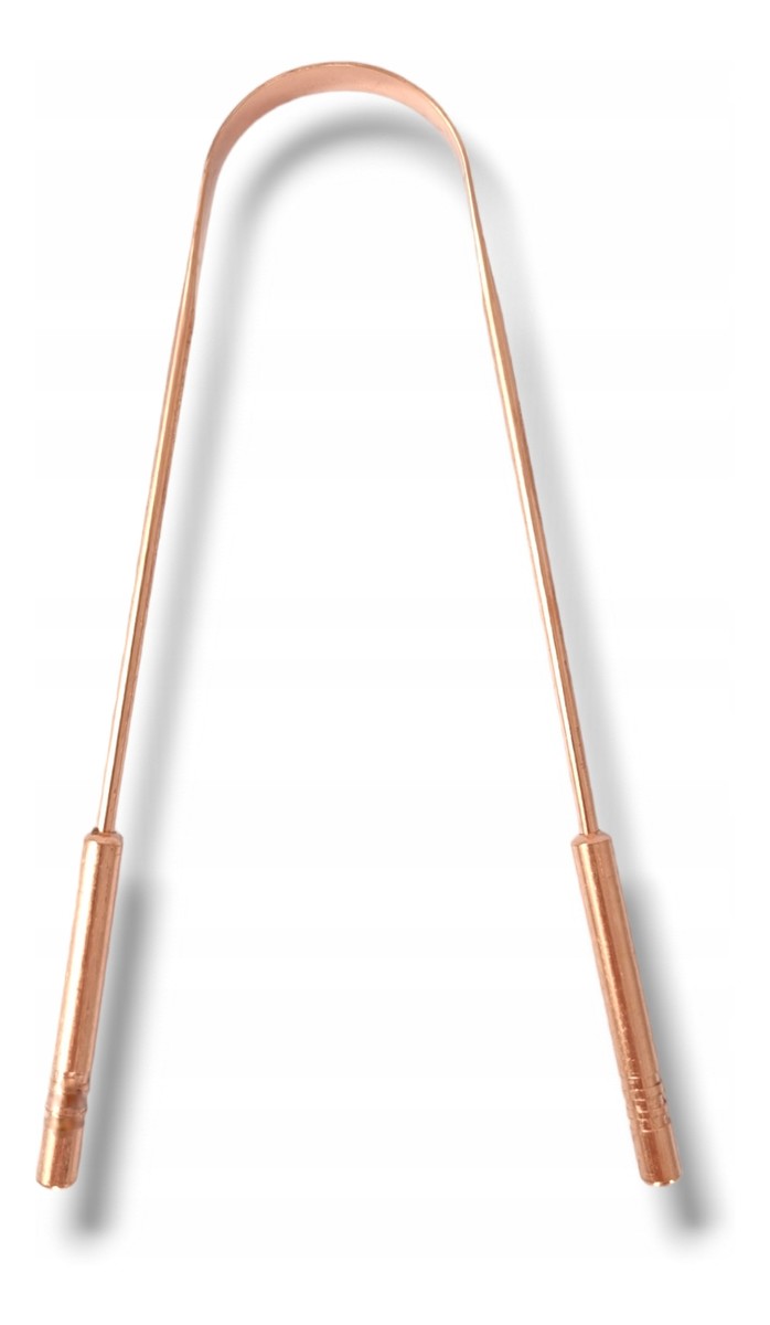 Skrobaczka do języka miedziana Czyścik premium ochrona jamy ustnej