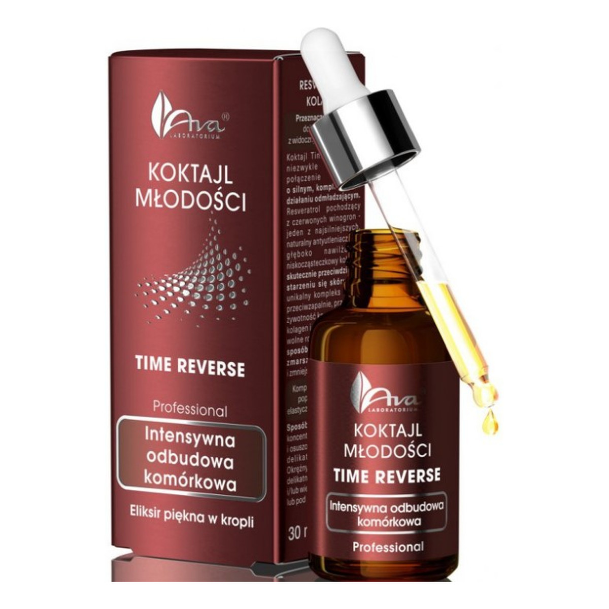 Ava Laboratorium Time Reverse Koktajl młodości intensywna odbudowa komórkowa 30ml
