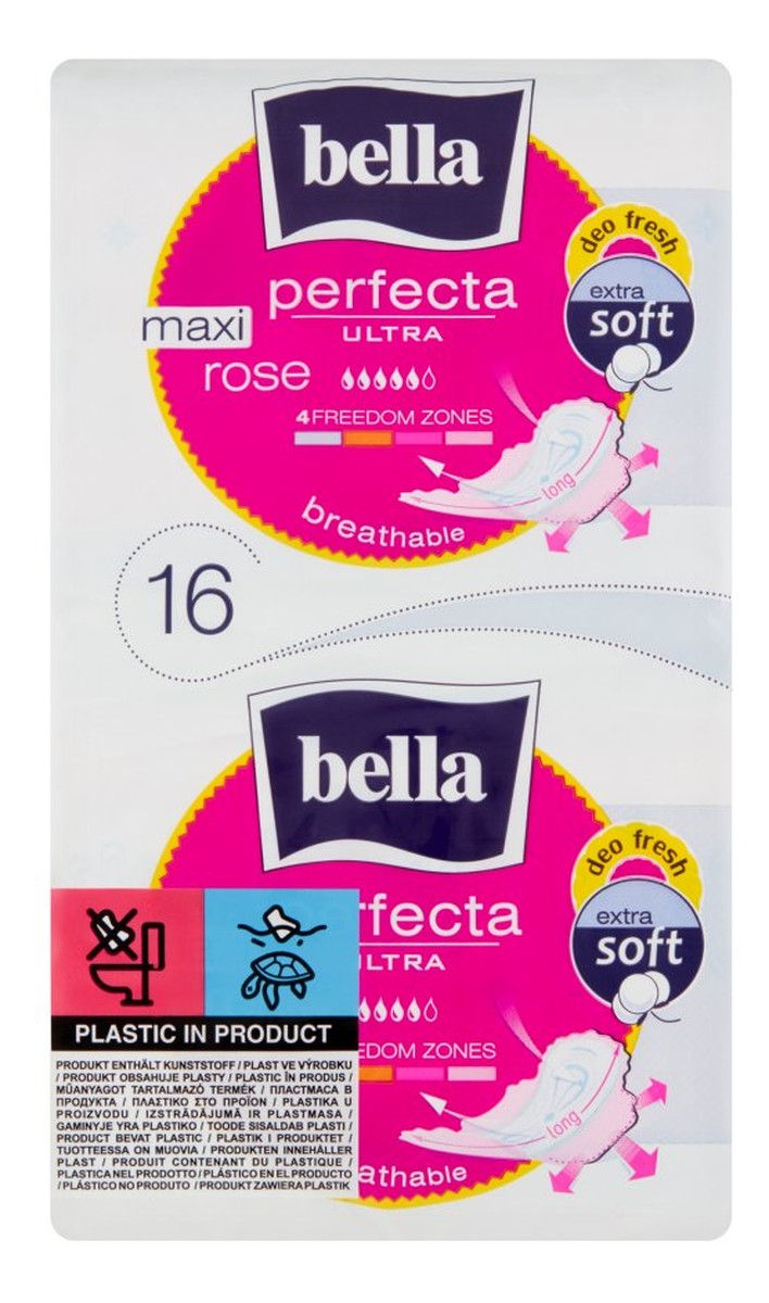 Ultra Maxi Rose Extra Soft Podpaski higieniczne 16 sztuk
