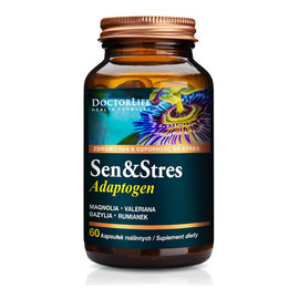 Sen&Stres Adaptogen suplement diety wspomagający sen 60 kapsułek