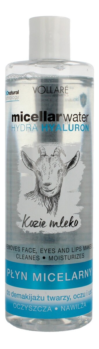 nawilżający Płyn Micelarny do demakijażu twarzy oczu i ust