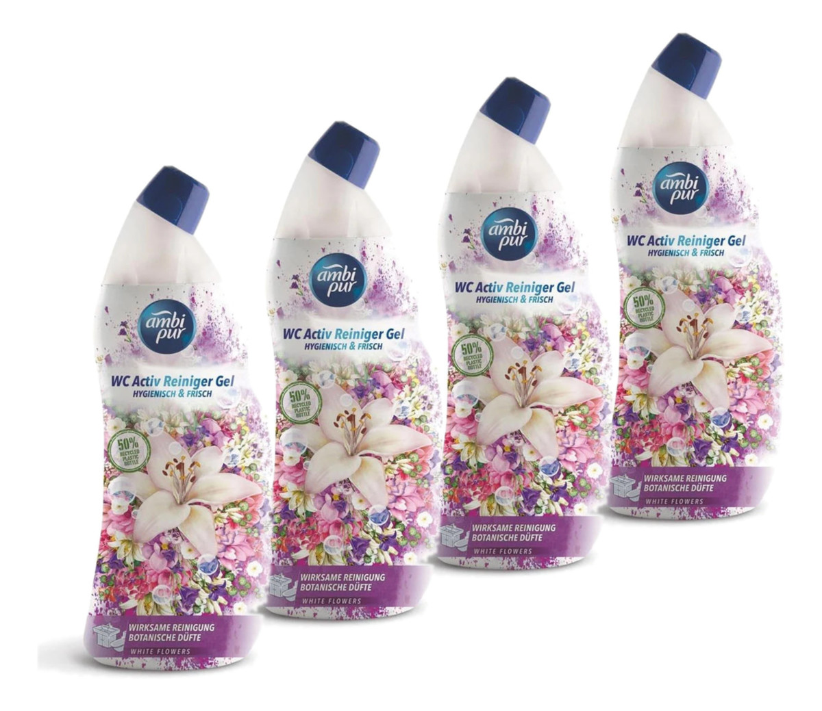 Żel do WC White flowers 4x750ml