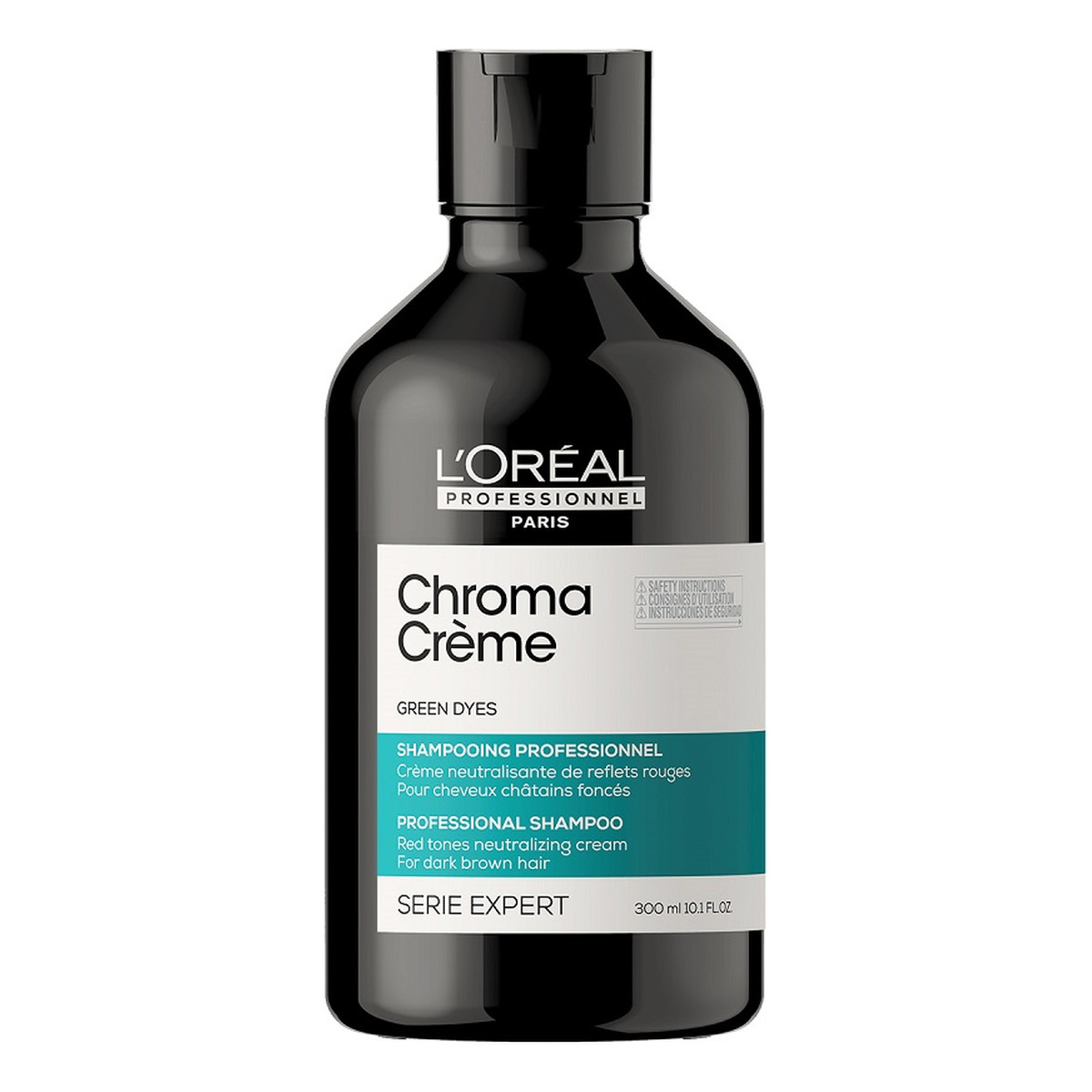 L`oreal Serie Expert Chroma Creme Matte Shampoo kremowy szampon do neutralizacji czerwonych tonów na ciemnych brązach 300ml
