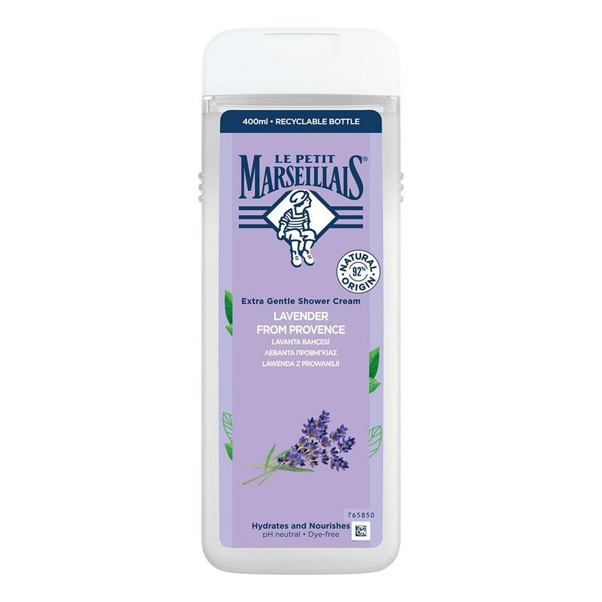 Le Petit Marseillais Kremowy Żel pod prysznic lawenda z prowansji 400ml