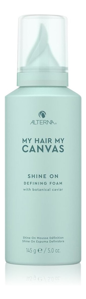 My hair my canvas create shine on defining foam rozświetlająca pianka do włosów