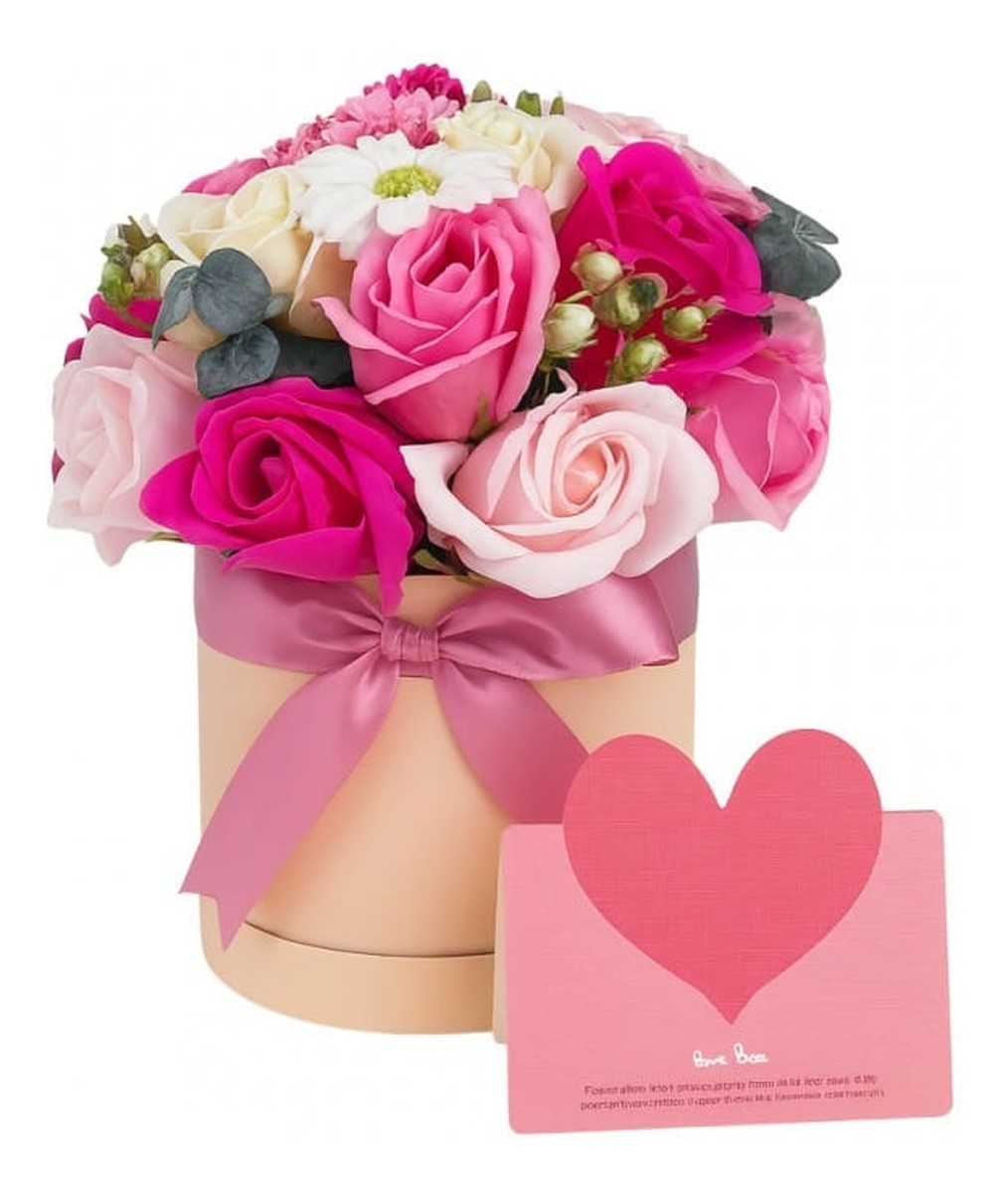 Flower Box Bukiet kwiatów mydlanych BUK23
