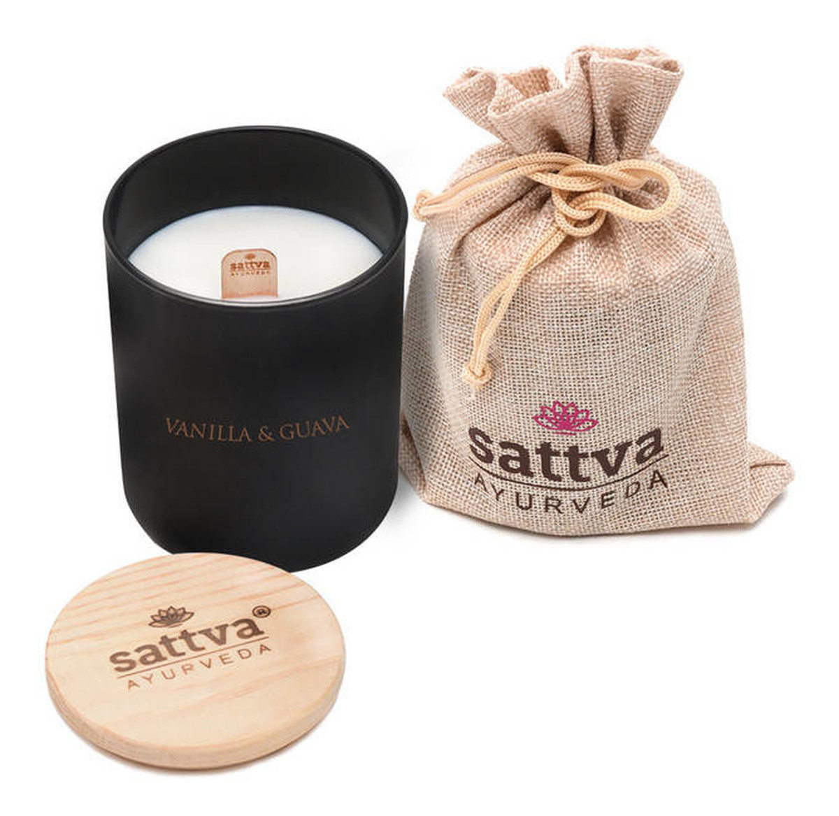 Świeca sojowa w szkle - Vanilla & Guava