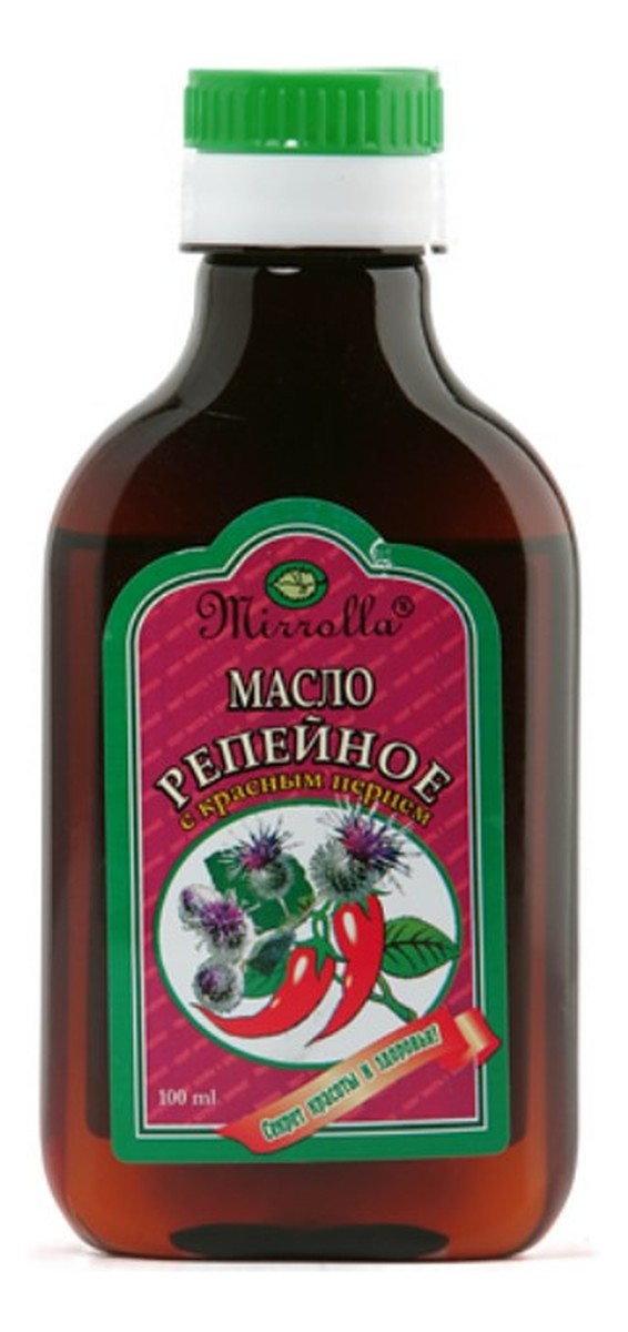 Olej Łopianu z Czerwoną Papryką Chili