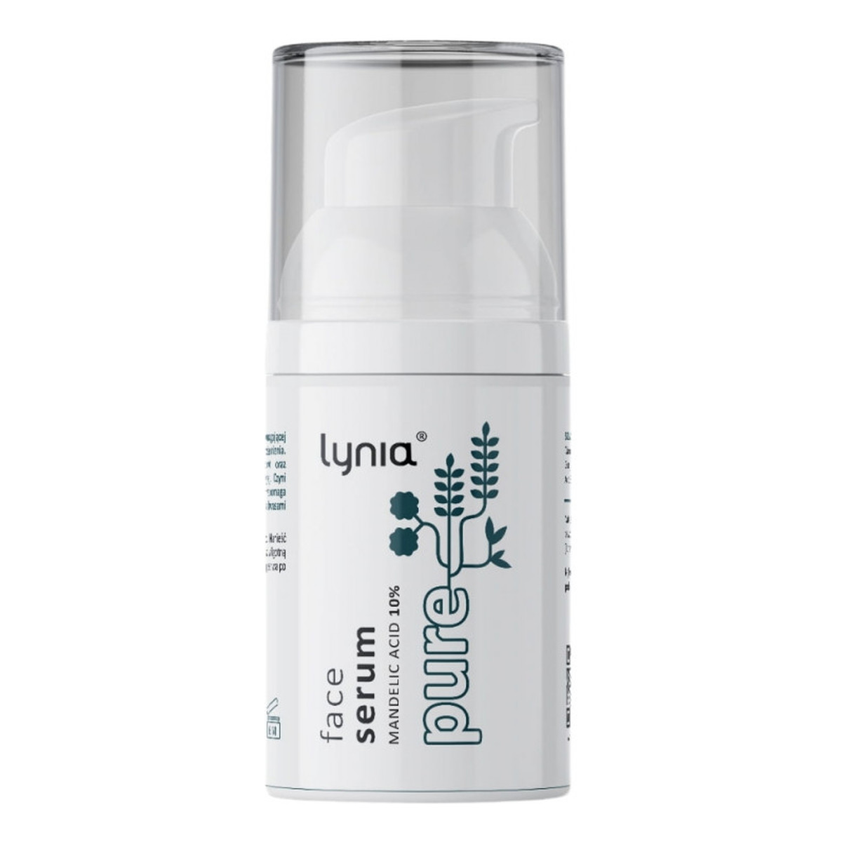 Lynia Pure Serum do twarzy z kwasem migdałowym 10% 30ml