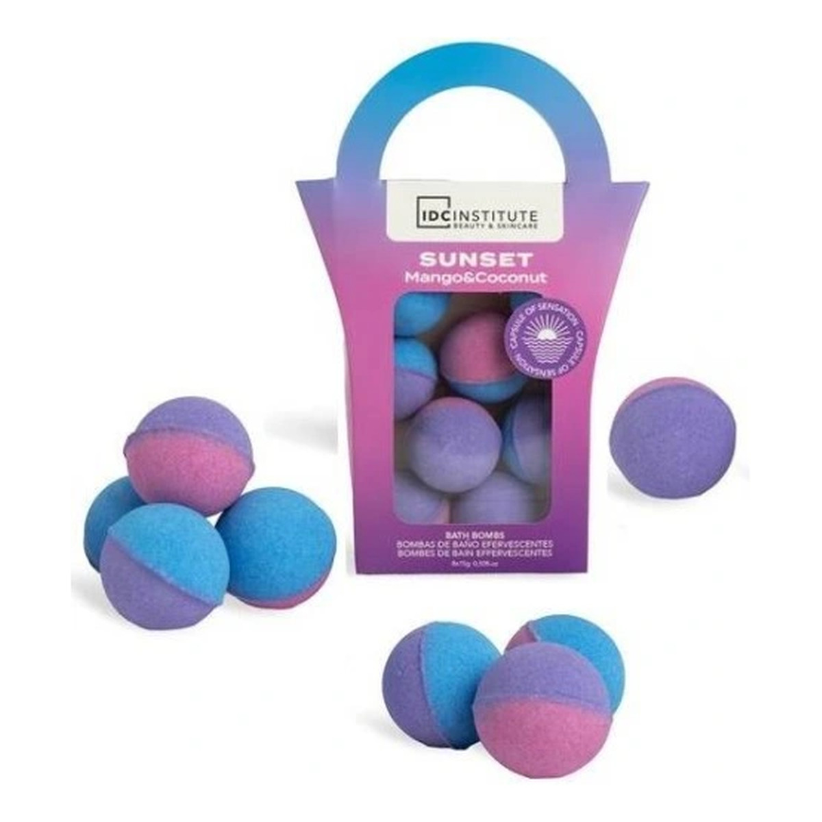 IDC Kule do kąpieli Cocktail Bath 8 x15g