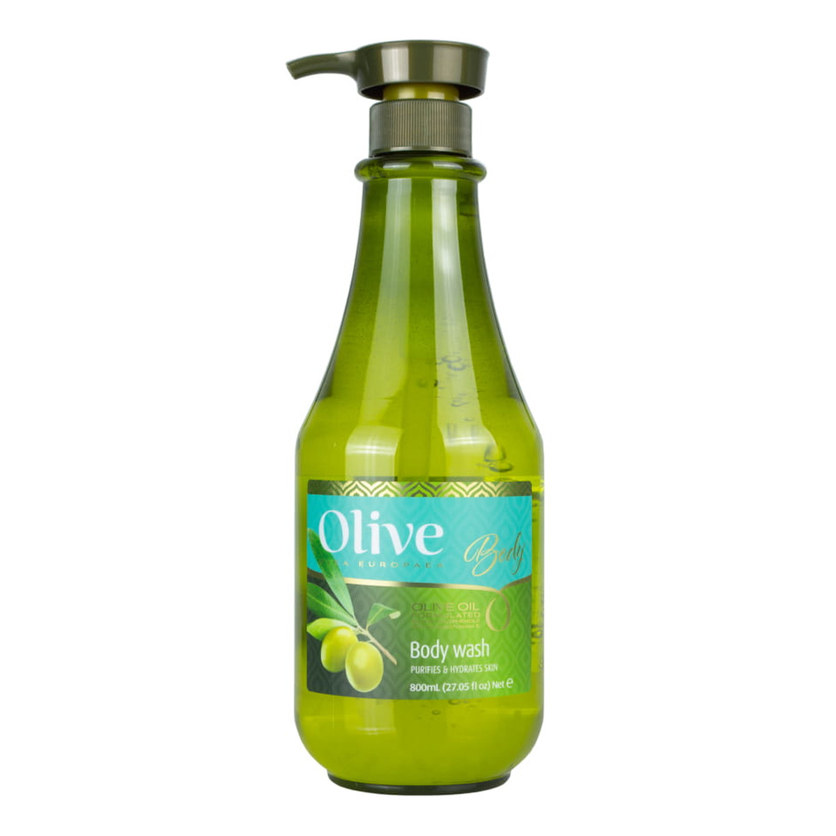 Frulatte Olive body wash płyn do kąpieli z organiczną oliwą z oliwek 800ml