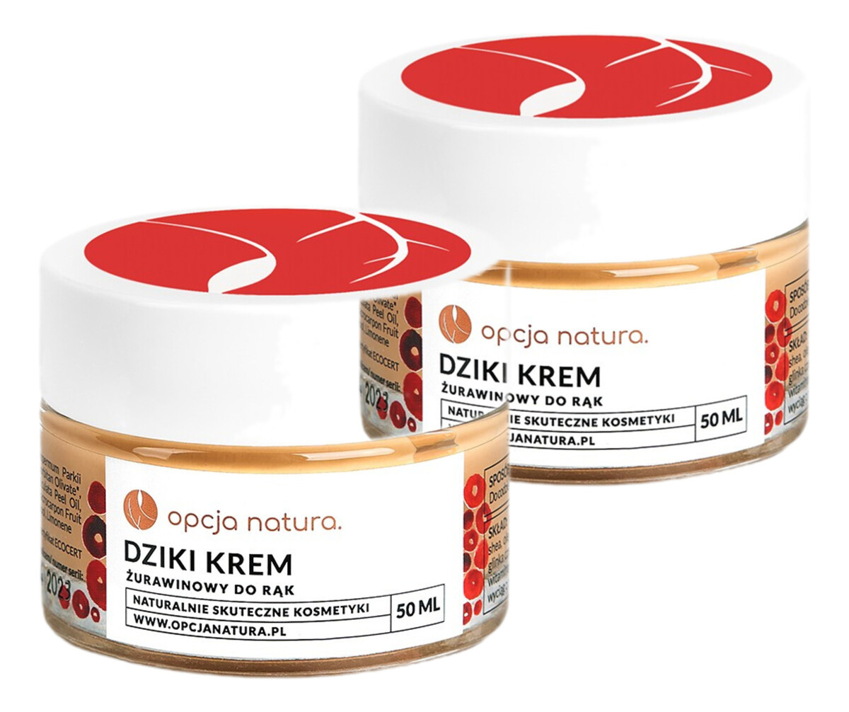 Krem żurawinowy do rąk 2x50ml