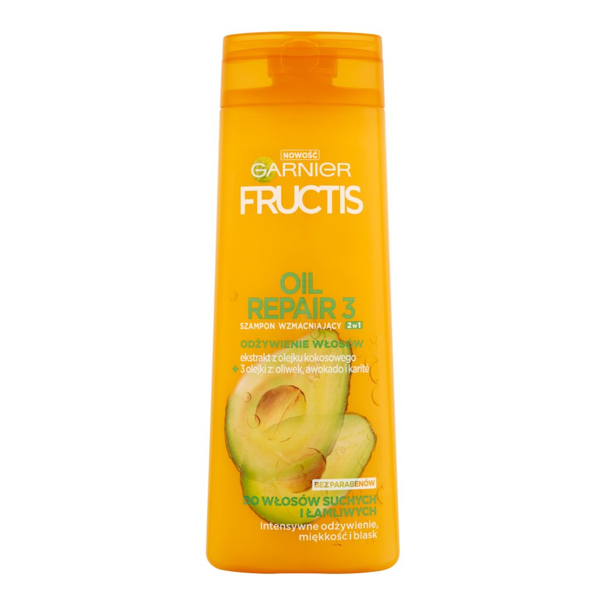 Garnier Fructis Oil Repair 3 szampon do włosów suchych i łamliwych 400ml