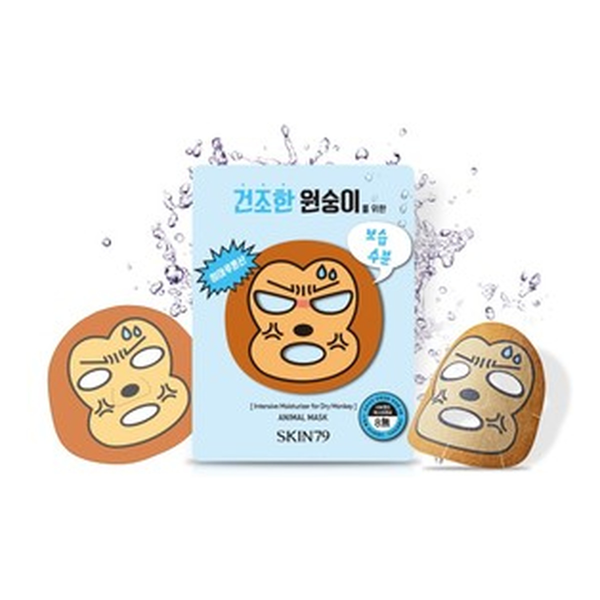Skin79 Animal Mask Monkey Maska w płacie Nawilżająca Małpa 23ml