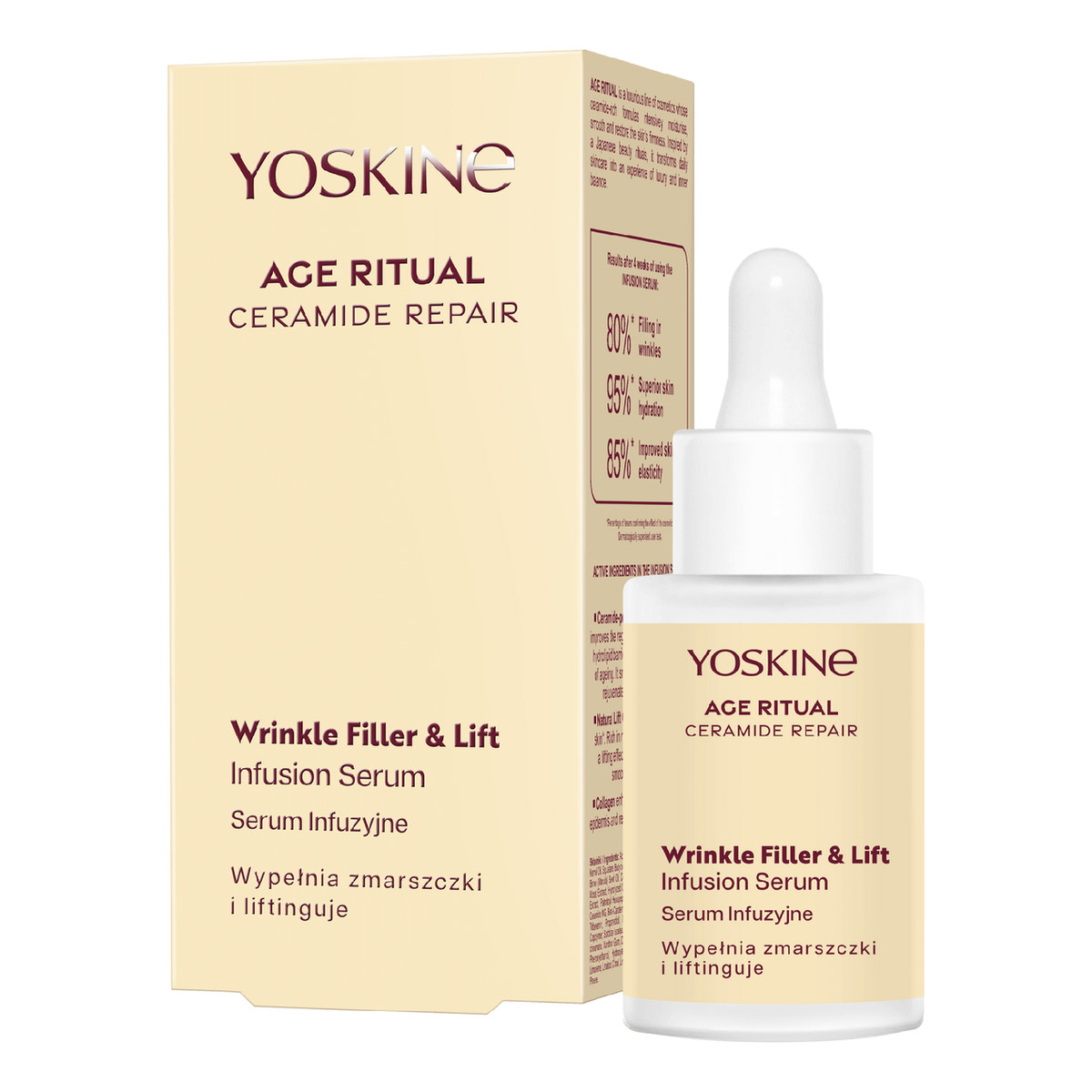 Yoskine Age Ritual Infuzyjne serum do twarzy Wypełnia i nawilża 30ml