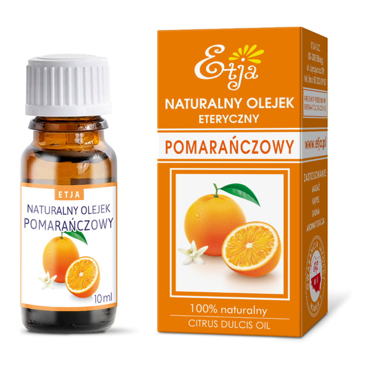 Etja Olejek eteryczny pomarańczowy 10ml