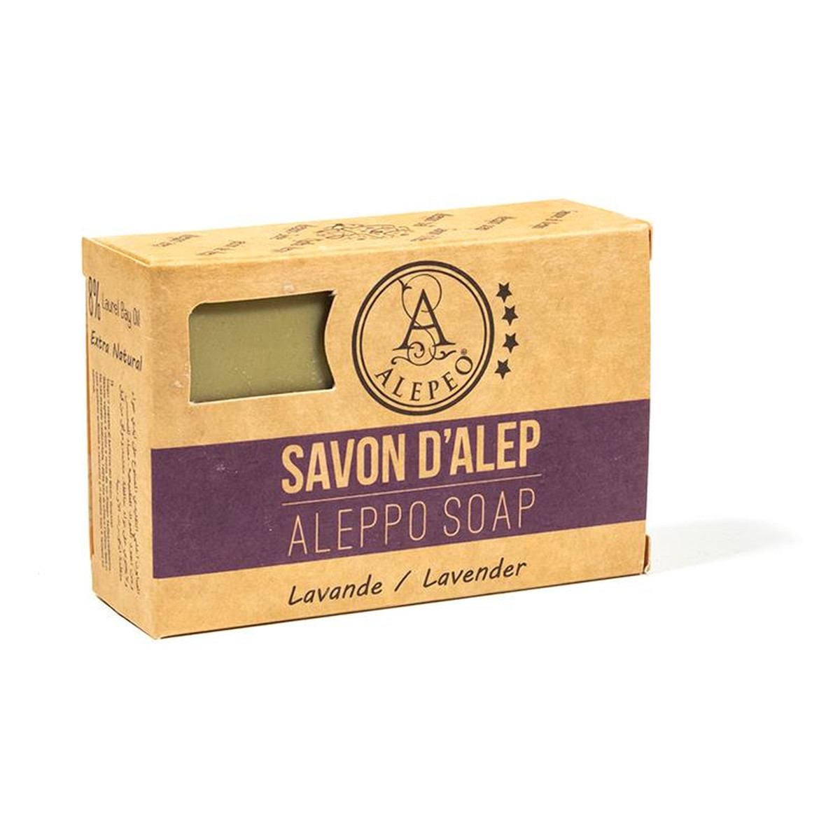 Alepeo Aleppo Soap Mydło naturalne 8% Lawenda 100g