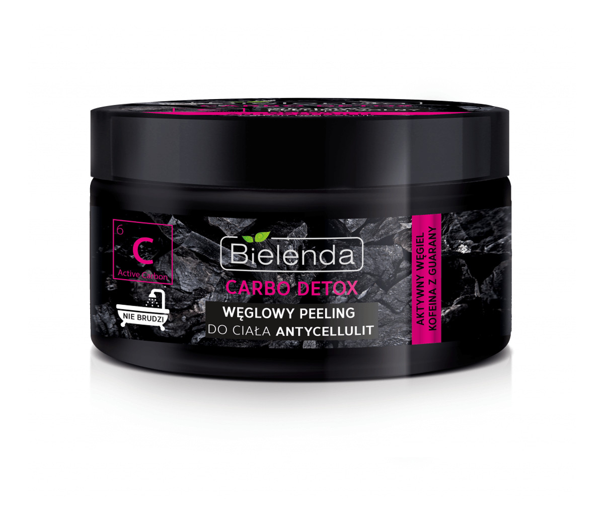 Czarny Węgiel Peeling do ciała antycellulit