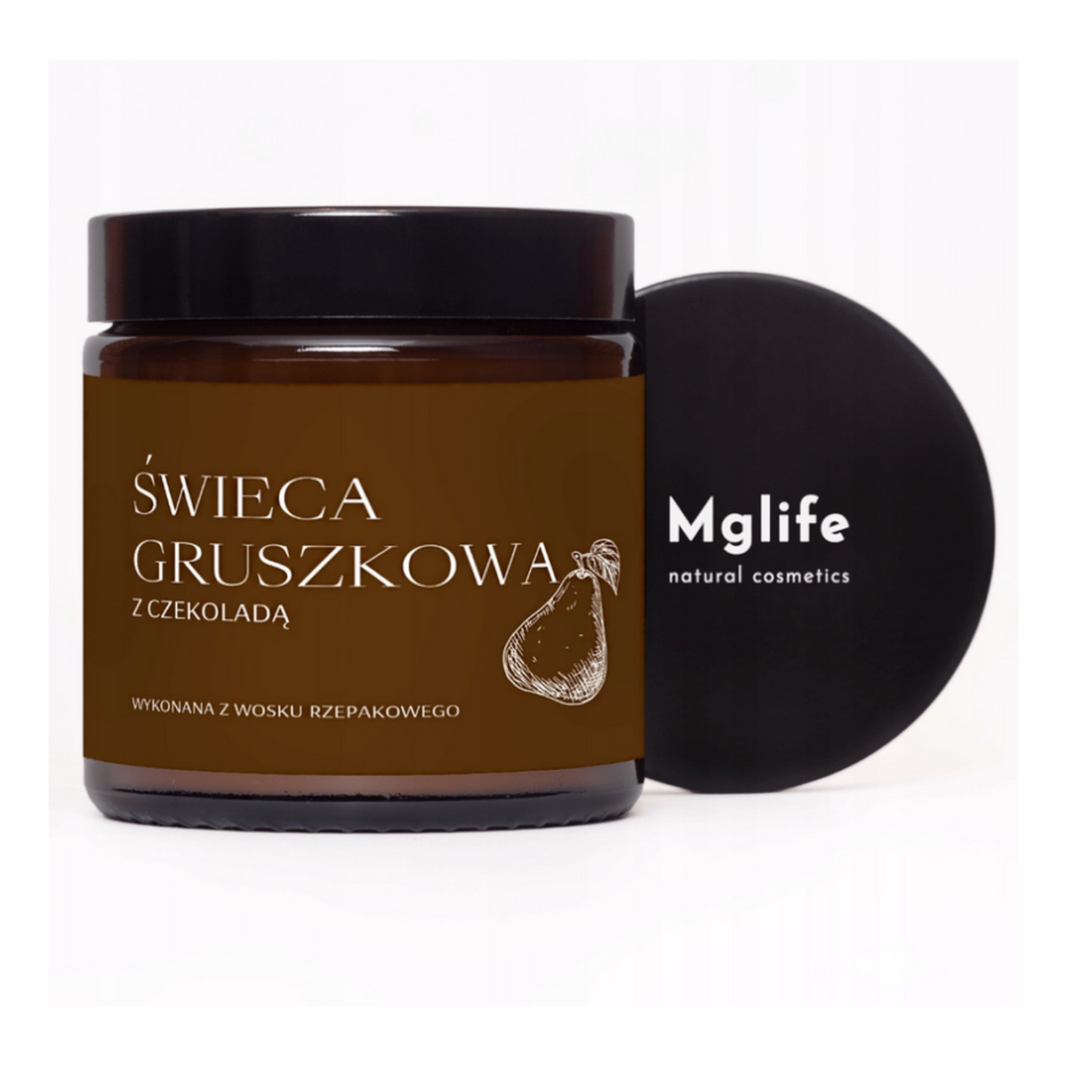 Mglife Świeca gruszkowa z czekoladą 120ml
