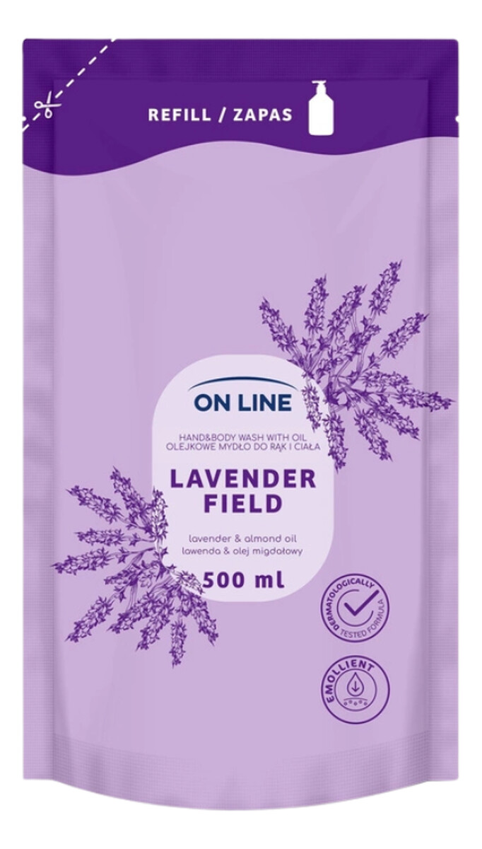 Olejkowe mydło do rąk i ciała Lawenda & Olej migdałowy