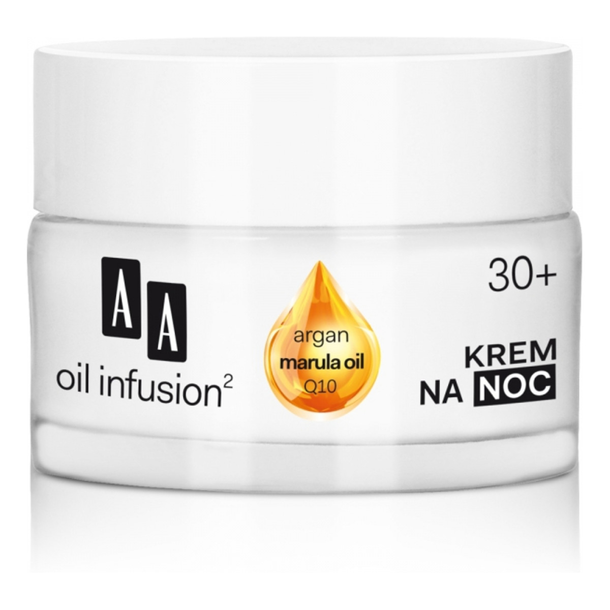 AA Oil Infusion2 30+ Krem Odżywienie + Wygładzenie Zmarszczek Na Noc 50ml