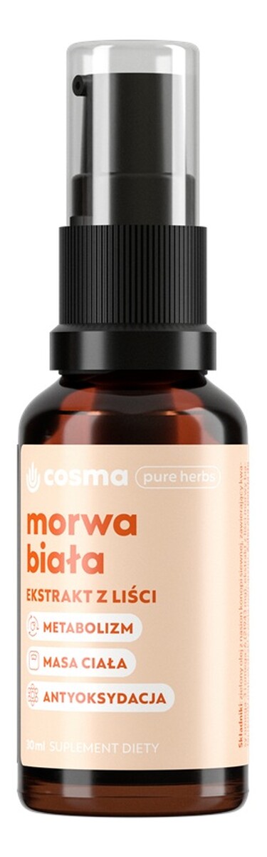 Pure herbs morwa biała ekstrakt z morwy białej suplement diety