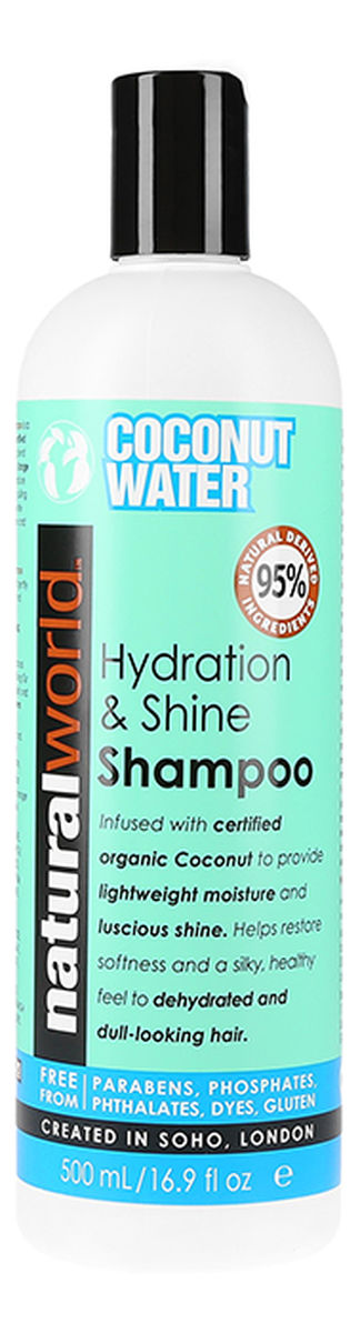 Hydration & Shine Lekki nawilżający szampon do włosów z kokosem