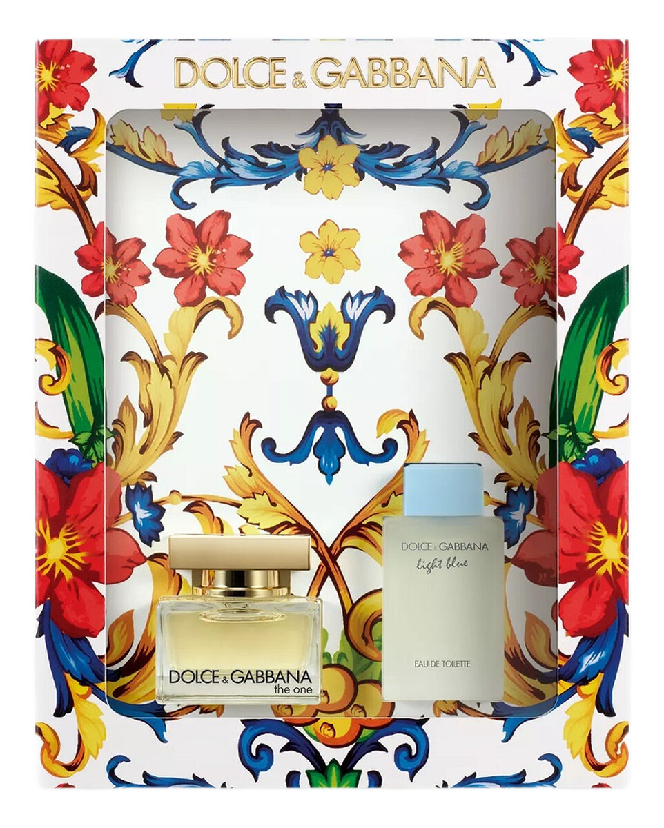 Zestaw the one woda perfumowana 5ml + light blue woda toaletowa 4.5ml