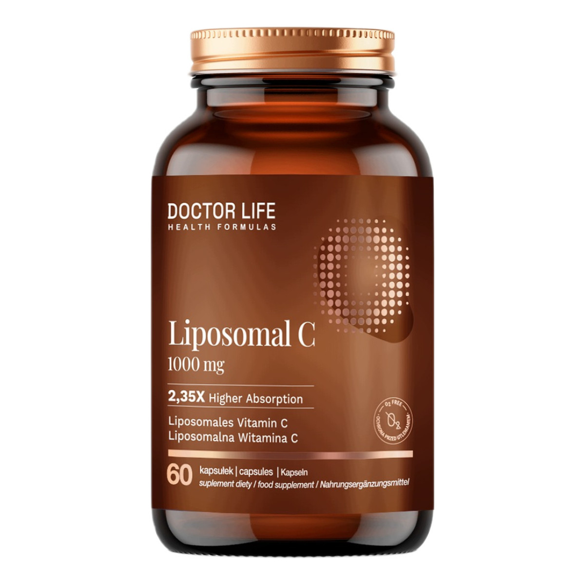 Doctor Life Liposomal C 1000mg suplement diety 60 Kapsułek