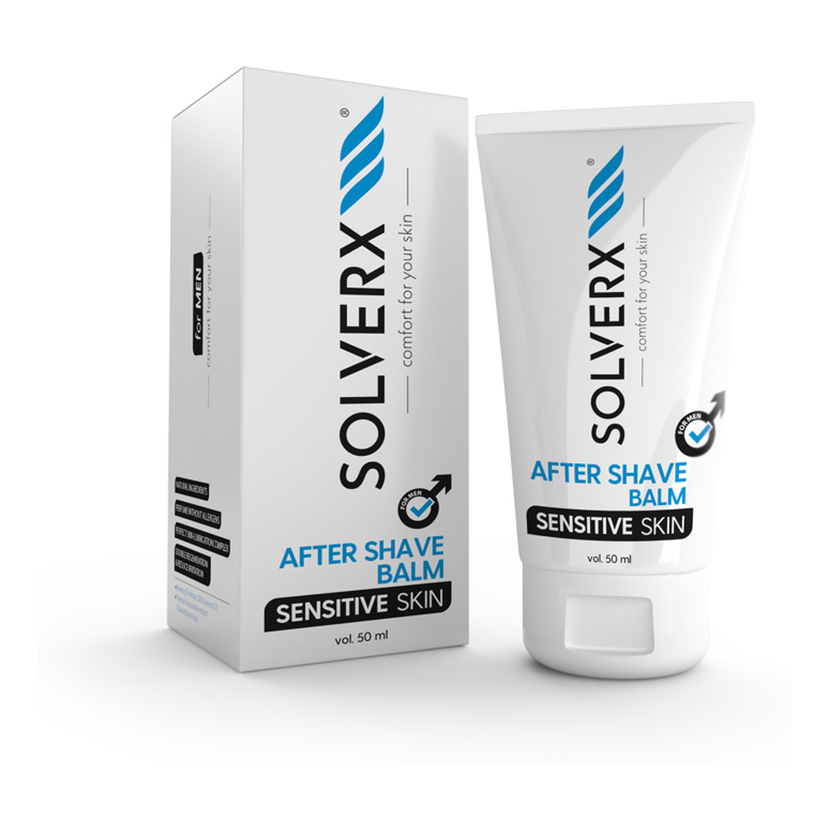 Solverx Sensitive Skin for Men Balsam po goleniu do skóry wrażliwej 50ml