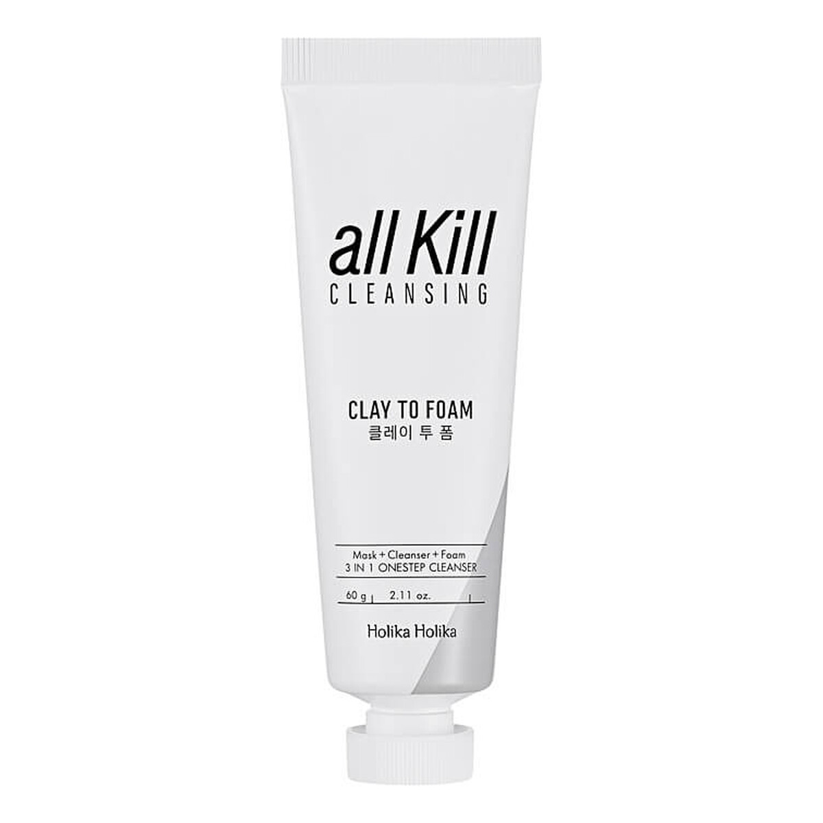 Holika Holika All Kill Cleansing Clay To Foam Blackhead Killer Oczyszająca Maseczka Do Twarzy 60g