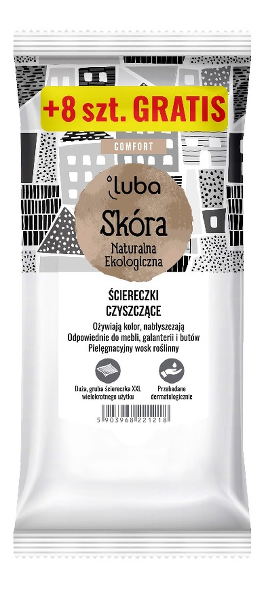 Comfort czyszczące ściereczki do skóry 32szt.