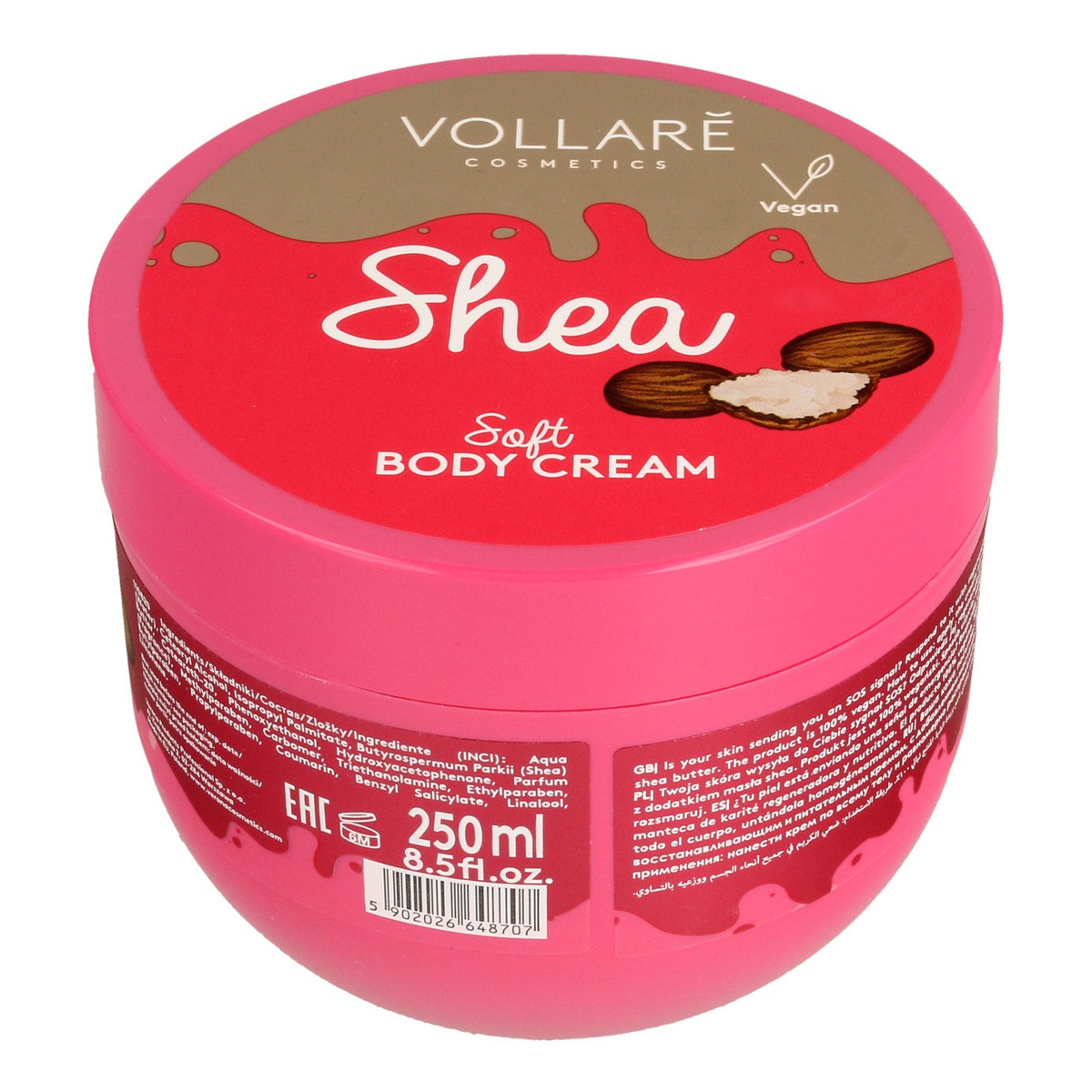 Vollare Soft Body Cream Krem regenerujący do ciała S.O.S. Masło Shea 250ml