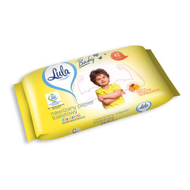 Lula papier toaletowy nawilżany dla dzieci-owoce tropikalne 1 op.-42 szt.