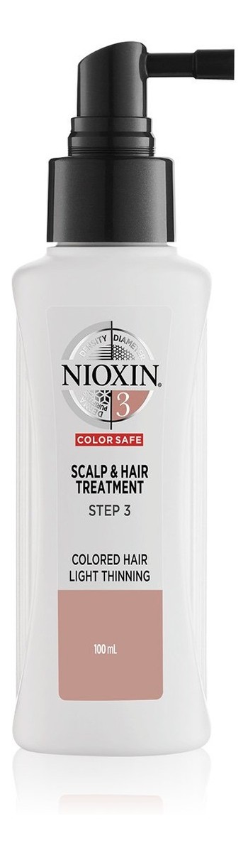 System 3 leave-in scalp & hair treatment kuracja bez spłukiwania do skóry głowy i włosów farbowanych lekko przerzedzonych