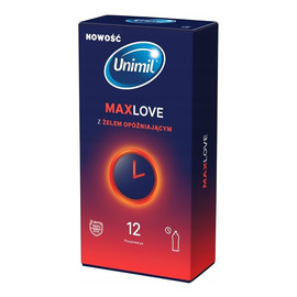 Unimil prezerwatywy maxlove 1op.-12 szt.