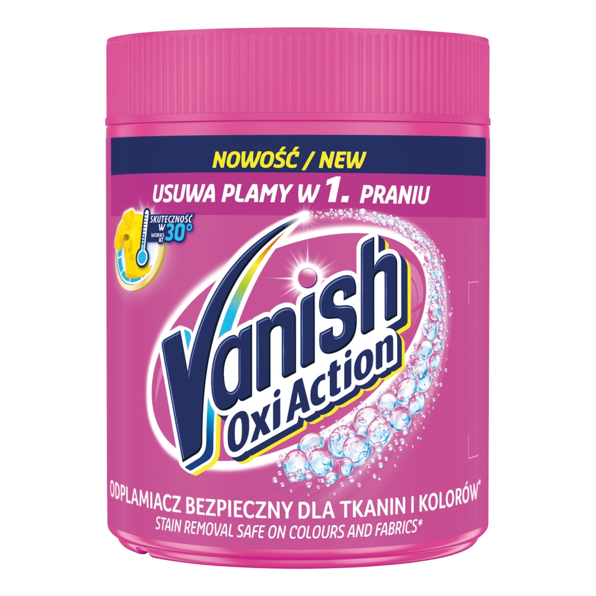 Vanish Oxi action odplamiacz do tkanin w proszku 470g