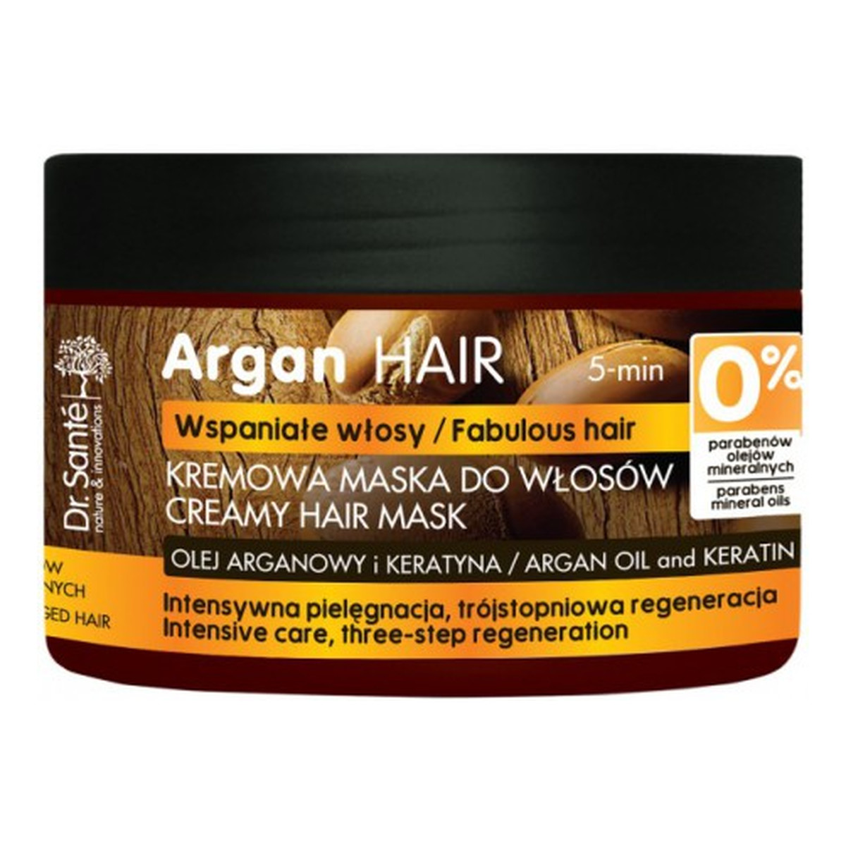 Dr. Sante Argan Hair Regenerująca Maska Do Włosów z Olejem Arganowym i Keratyną 300ml